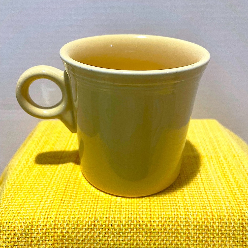Vintage Fiesta Ware Sunflower Yellow Cup